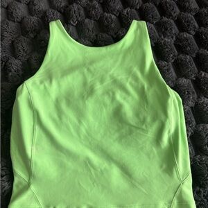 Lululemon Athletica Neon Green Tank Top